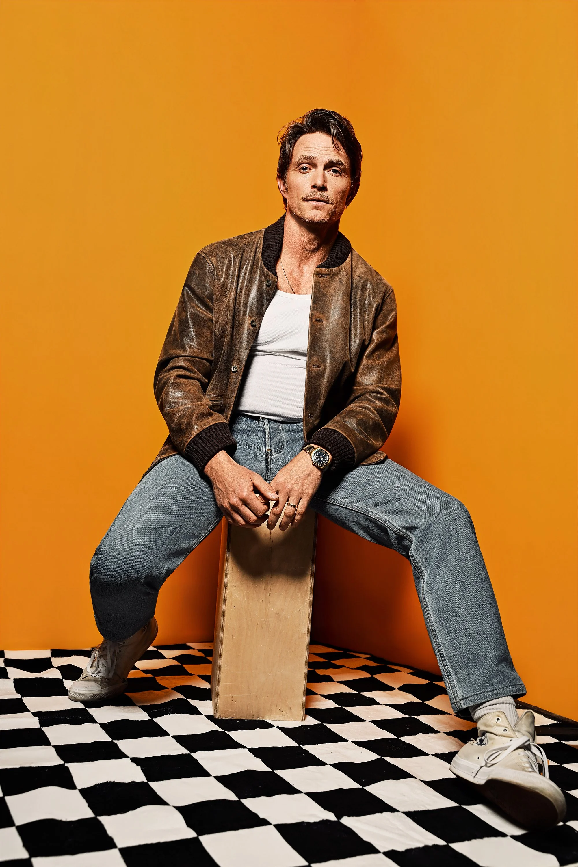 A BOOK OF DAREDEVIL BORN AGAIN ACTOR — OPEN BOOK — A BOOK OF MAGAZINE